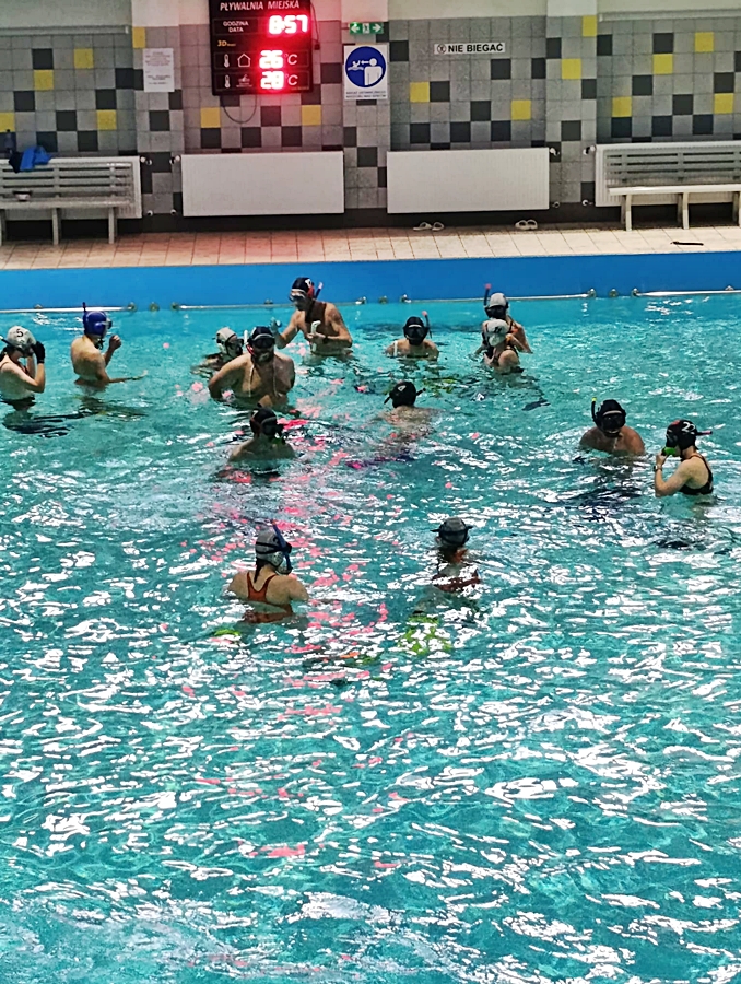 Hokej pod wodą Walenie Siemianowice Śląskie Trening 6 IX 2025